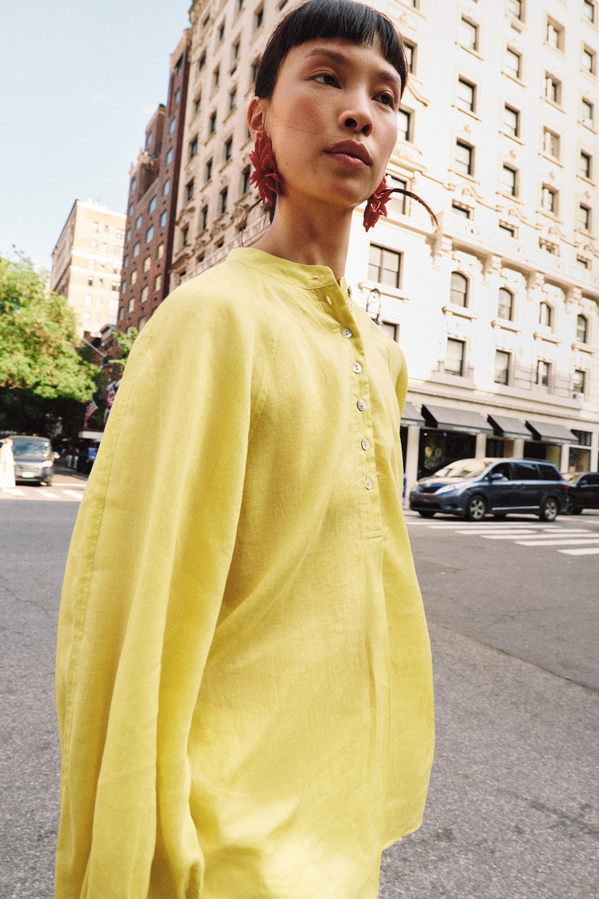 CHEMISE FLUIDE AVEC RAMIE ZW COLLECTION